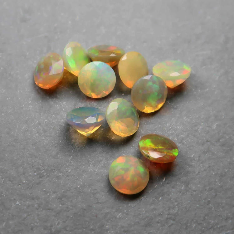 Faceted Ethiopian Welo Opal For Jewellery Making (2)