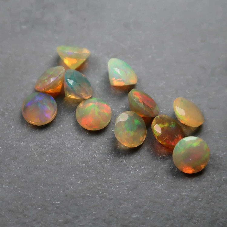 Faceted Ethiopian Welo Opal For Jewellery Making (3)