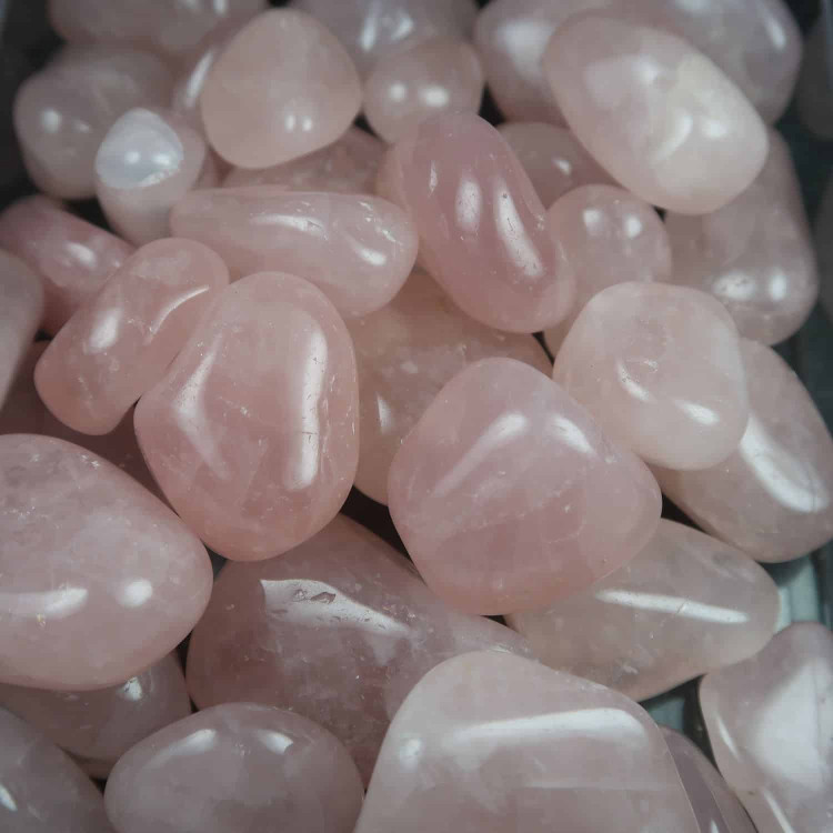 rose quartz tumblestones 5