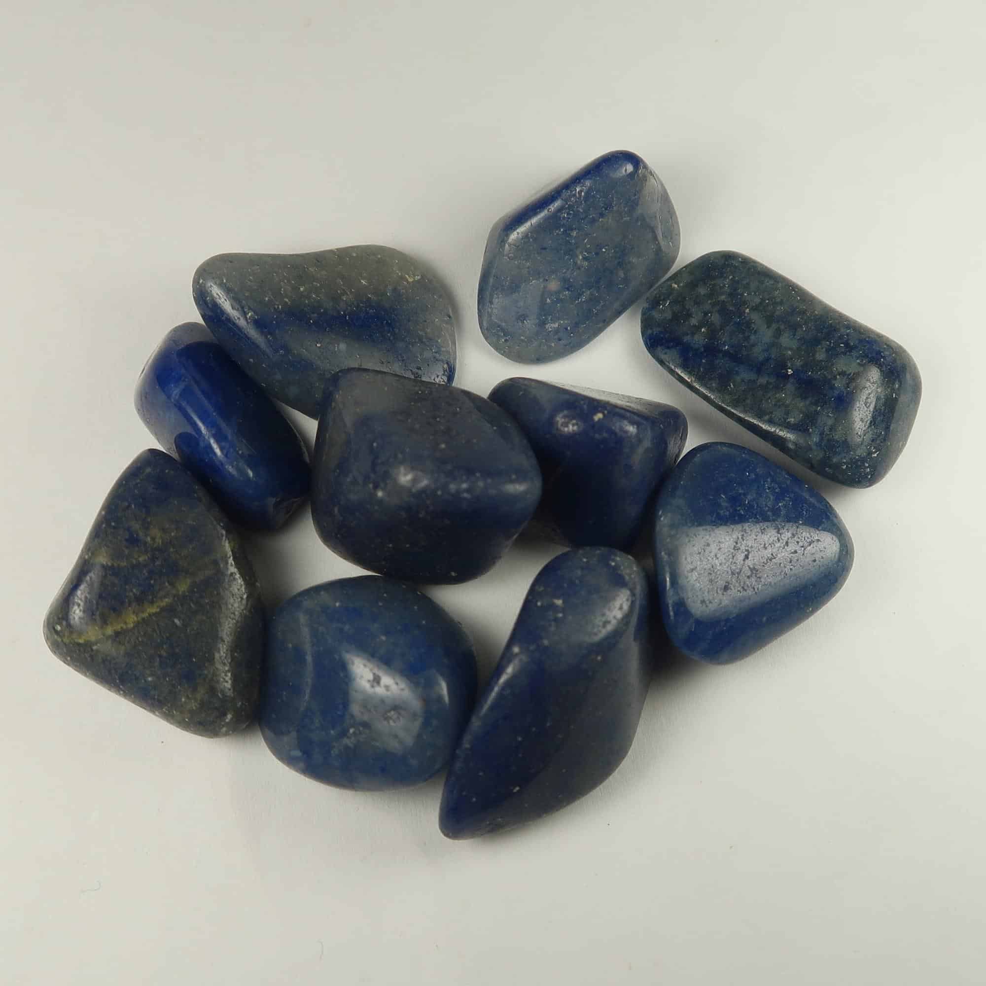 Dumortierite Tumblestones - Buy tumbled Dumortierite pieces - UK Gems