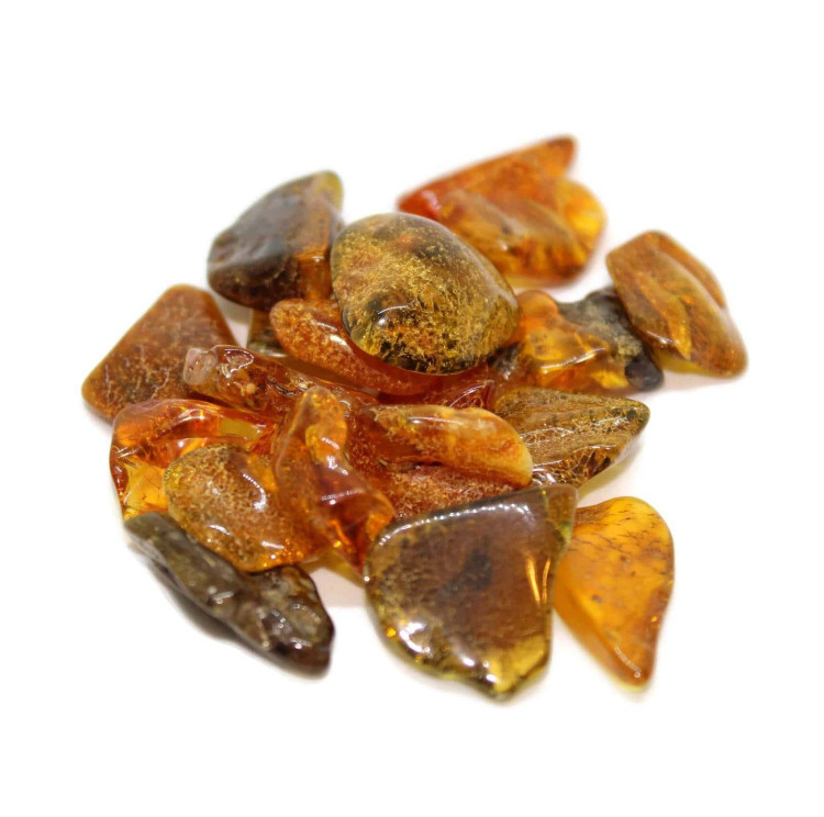 Gorgeous mixed tumbled Amber pieces