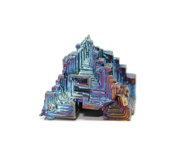 Beautiful Bismuth Hopper Crystal Specimens - Lab Grown