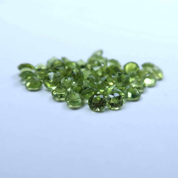 faceted peridot for jewellery making 2