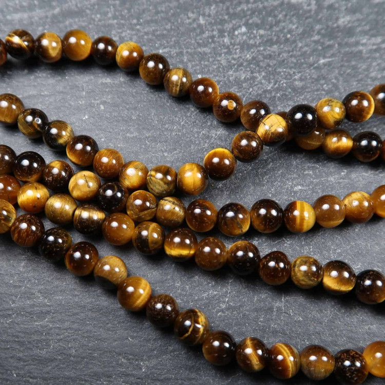 golden tigers eye bead strands for jewellery making 2