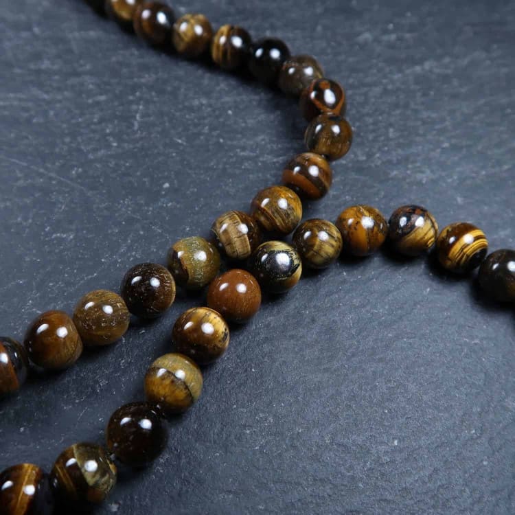 round golden tigers eye beads for jewellery making