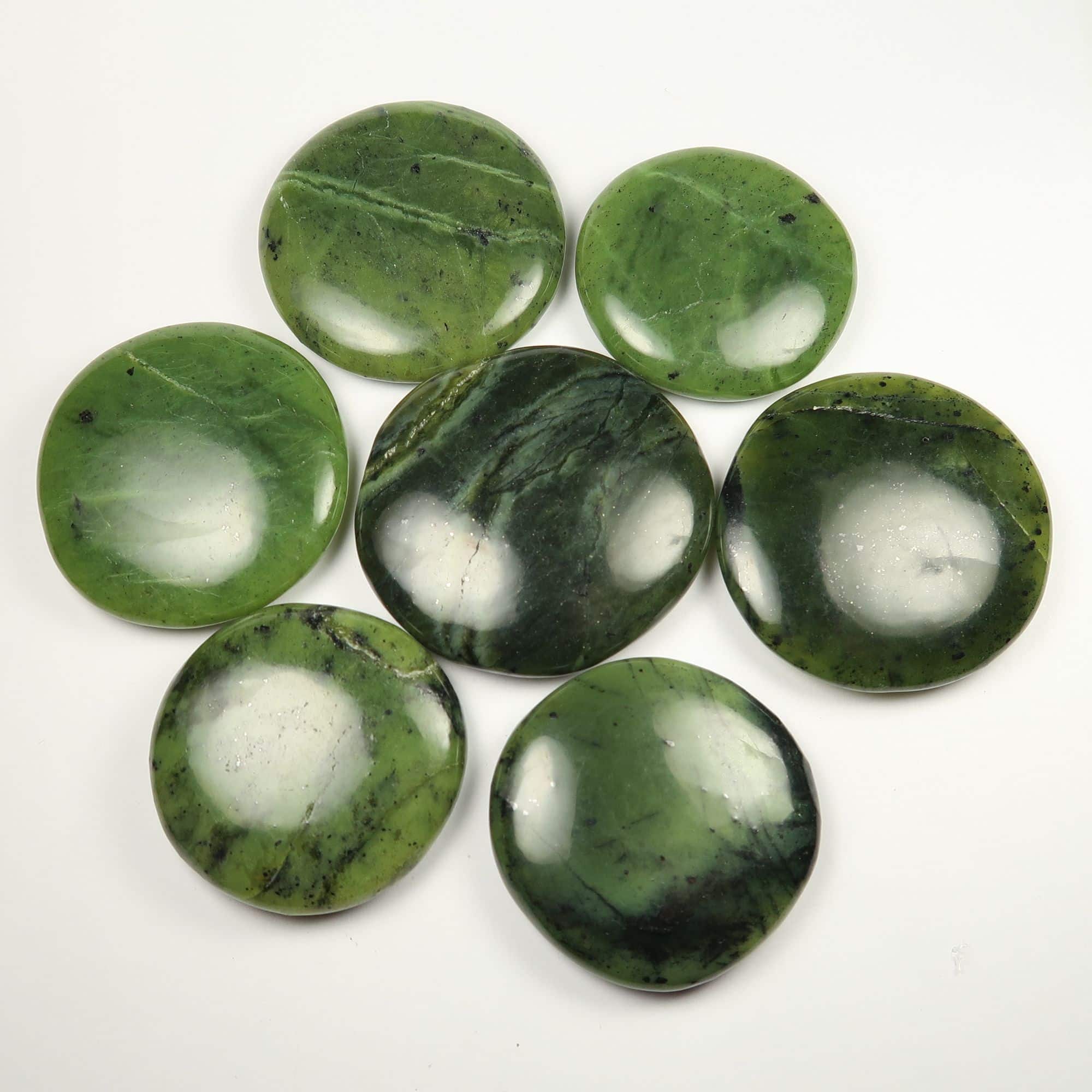 Nephrite Jade Palmstones - Crystal Healing - Buy Jade Palmstones UK