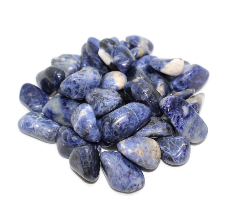 Large tumbled Sodalite pieces - 30-40MM approx.