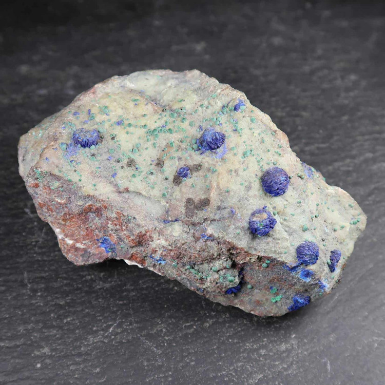 botryoidal azurite and malachite specimen