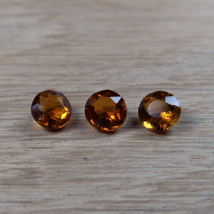 faceted citrine for jewellery making