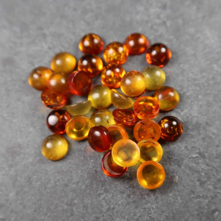 Baltic Amber Cabochons For Jewellery Making