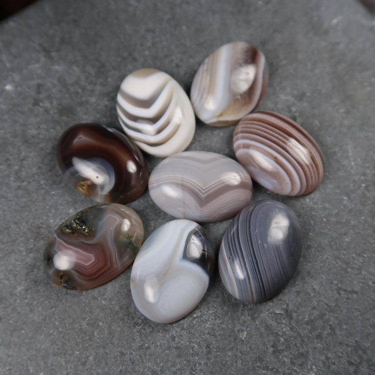 Botswana Agate Cabochons For Jewellery Making