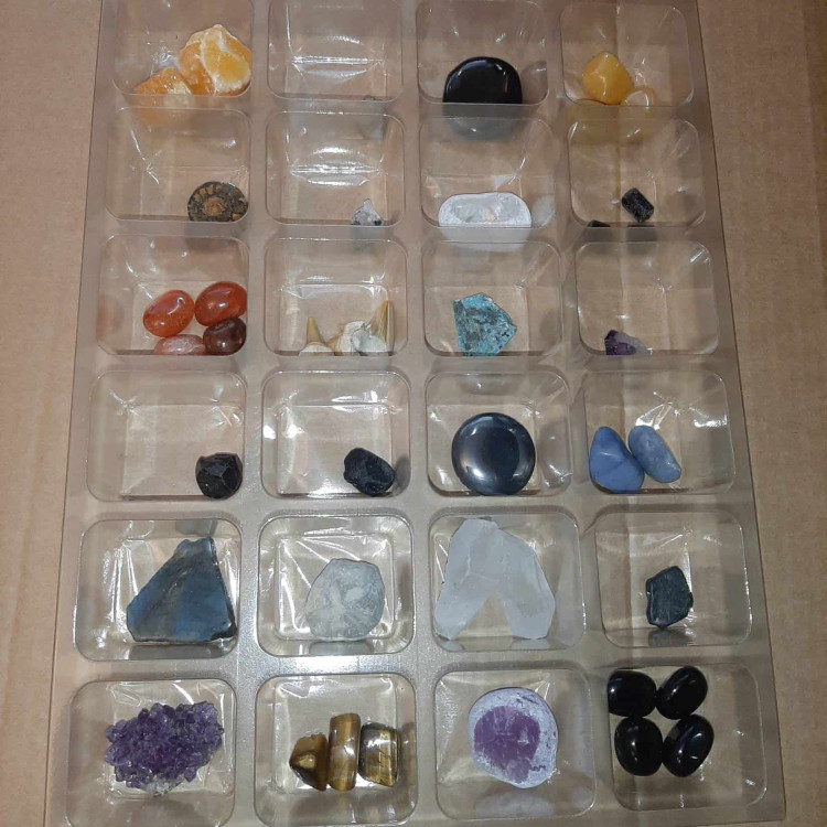 Gemstone Advent Calendars Fossil Mineral Christmas Gifts UK