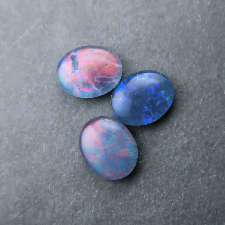 Opal Triplet Cabochons For Jewellery Making