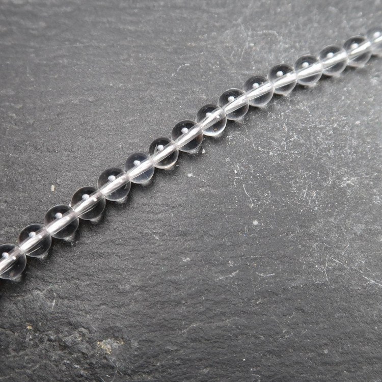 Clear Quartz bead strands for jewellery makers