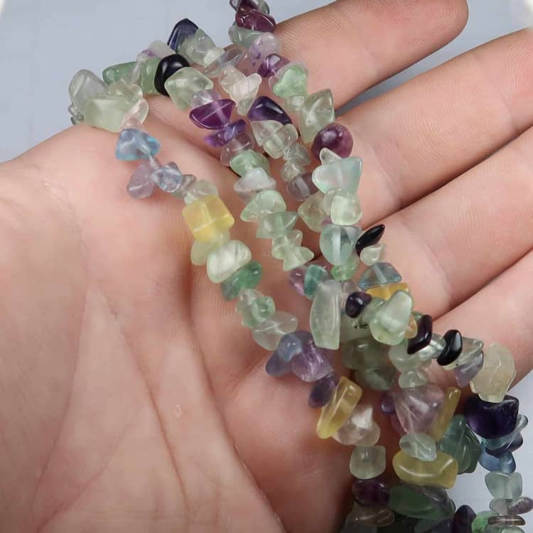 fluorite chip bead strands for jewellery making 4