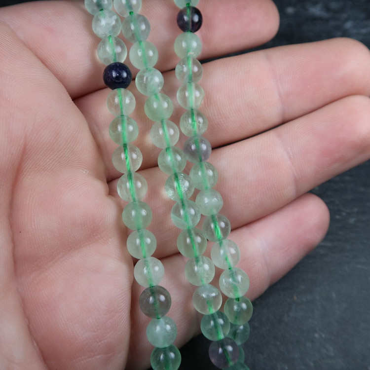 rainbow fluorite bead strands for jewellery making 2