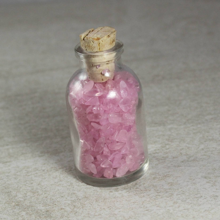 Rose Quartz Gemstone Bottles