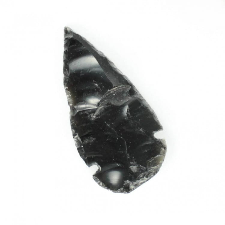 Black Obsidian Arrowhead Carving 9893