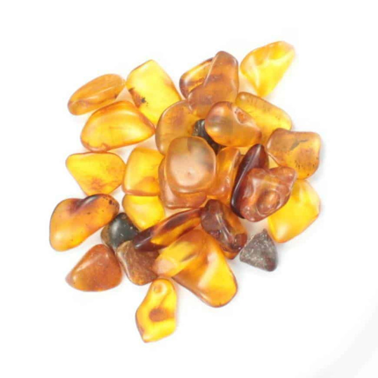 Extra Small Amber Tumblestones 0057