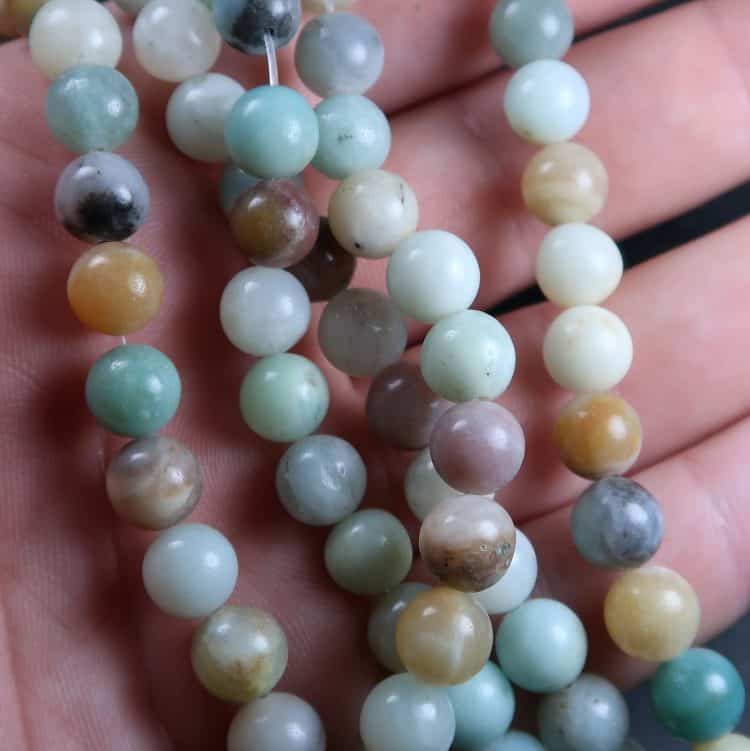 green amazonite beads for jewellery making 3