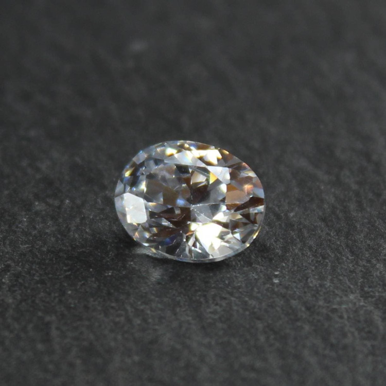 Oval Faceted Cubic Zirconia 8284