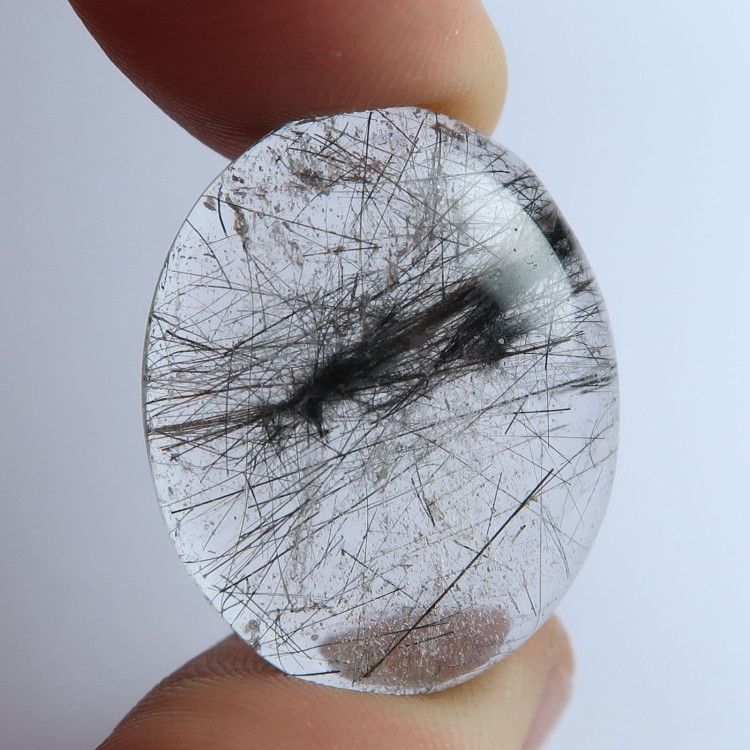 tourmaline in quartz cabochons for jewellery making 16
