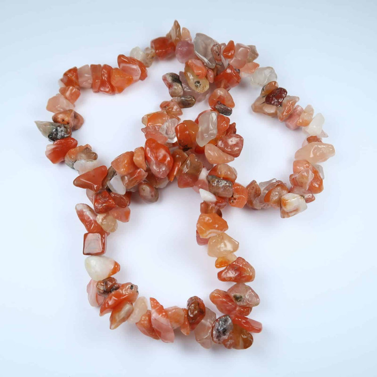 carnelian chip bead bracelets 3