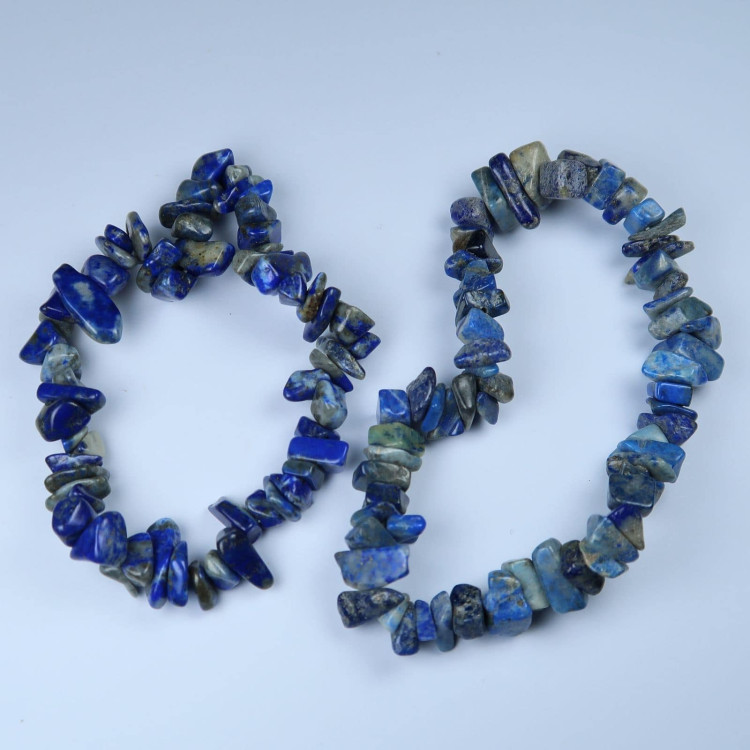 lapis lazuli chip bead bracelets 3