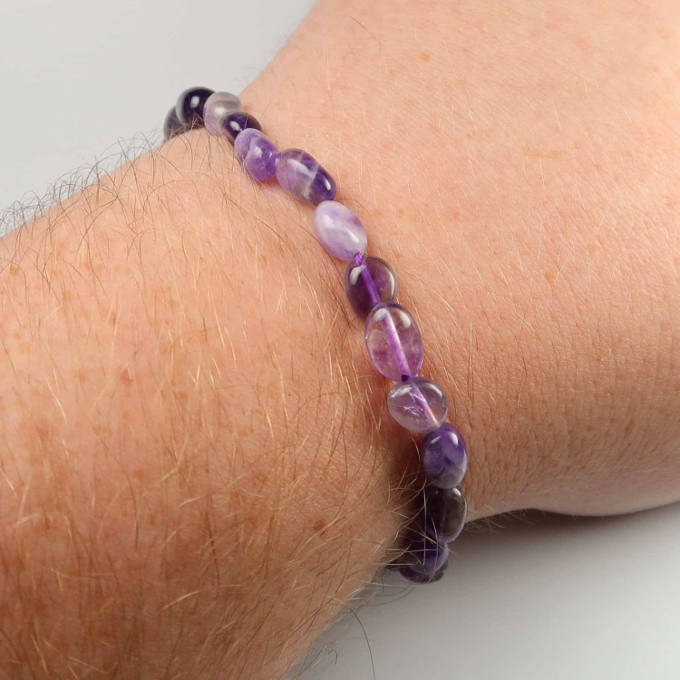 purple amethyst beaded bracelets 3