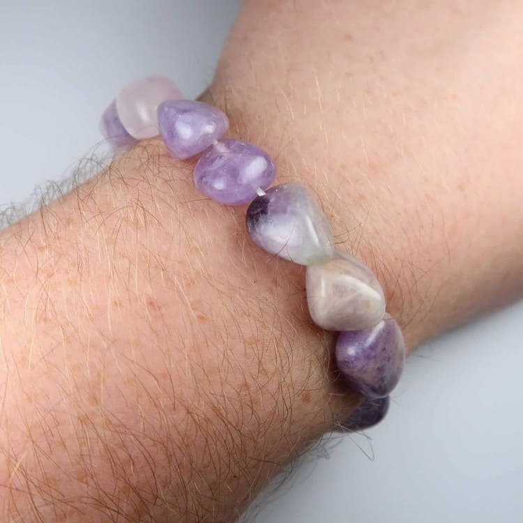 purple amethyst nugget bracelets 3