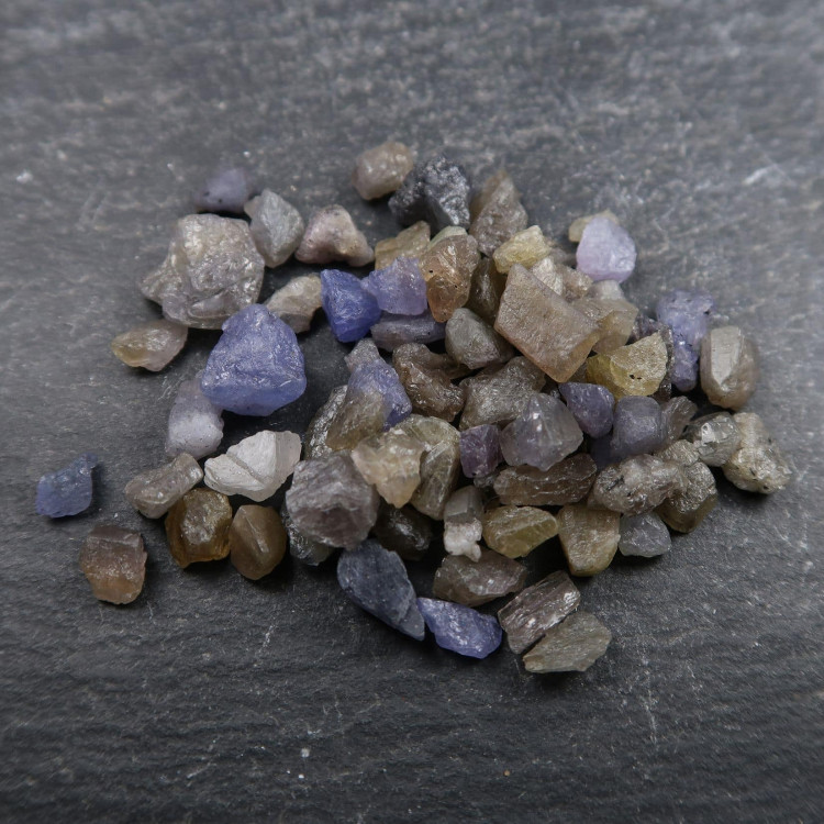 unheated tanzanite crystals from tanzania