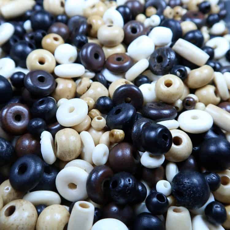 bone bead mix for jewellery making 2