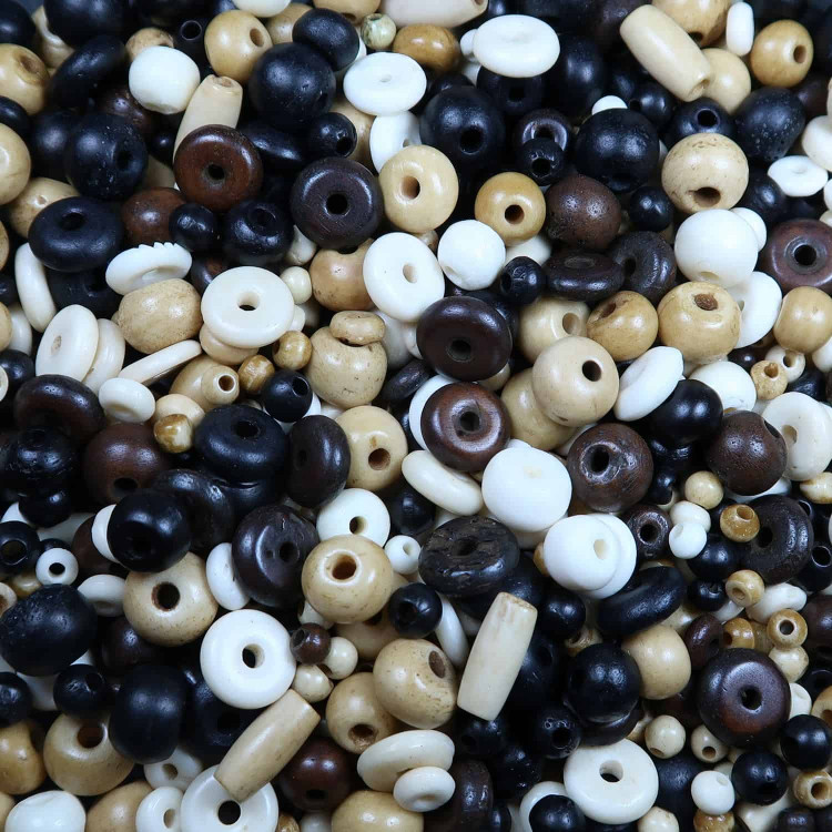 bone bead mix for jewellery making 4