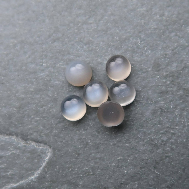 Grey Moonstone Cabochons For Jewellery Making