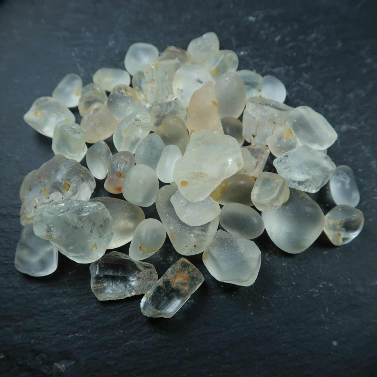 Facet Grade Clear Topaz For Lapidary 7