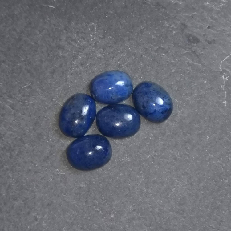 Dumortierite cabochons for jewellers Dumortierite cabochons for jewellers