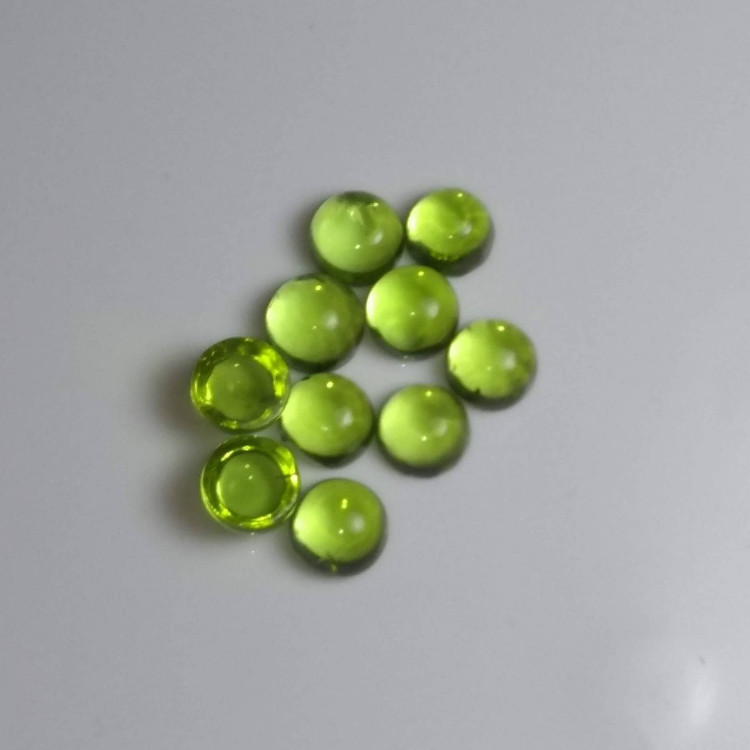 Peridot cabochons for jewellers and jewellery making