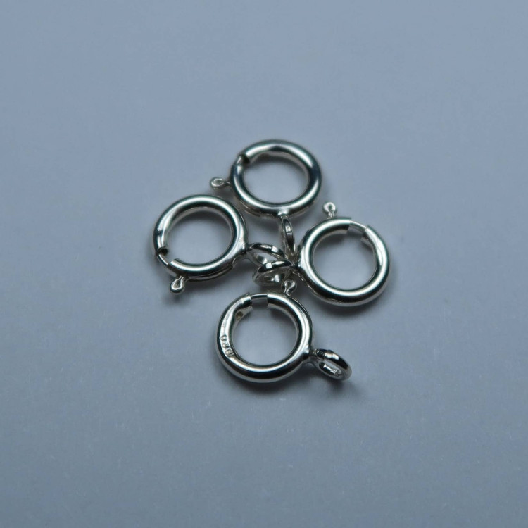 925 Sterling Silver spring ring Clasps