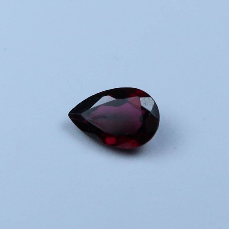 Teardrop Garnet faceted stones