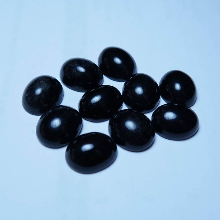 Black Onyx Cabochons for Jewellery Making