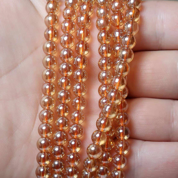 Aura Quartz beads for jewellery making