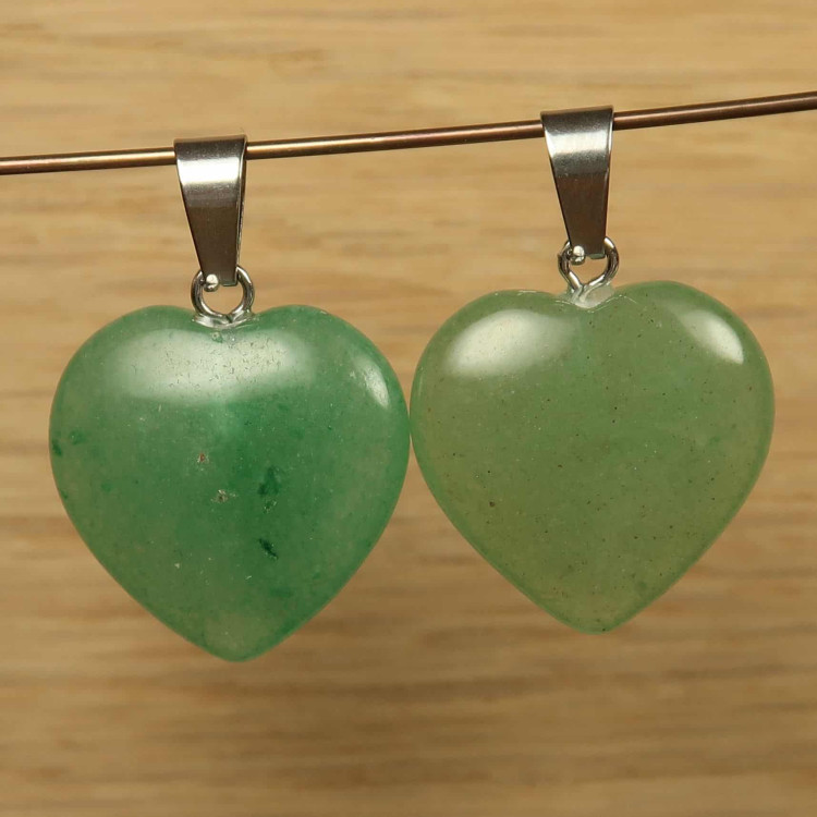 aventurine pendants (green)