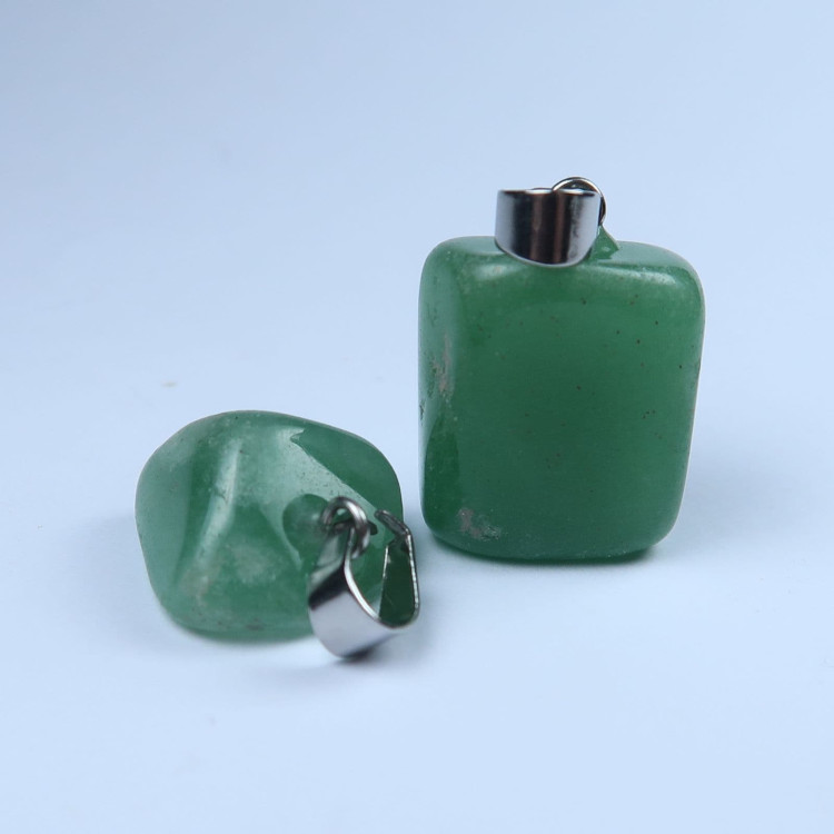green aventurine pendants for jewellery makers 2