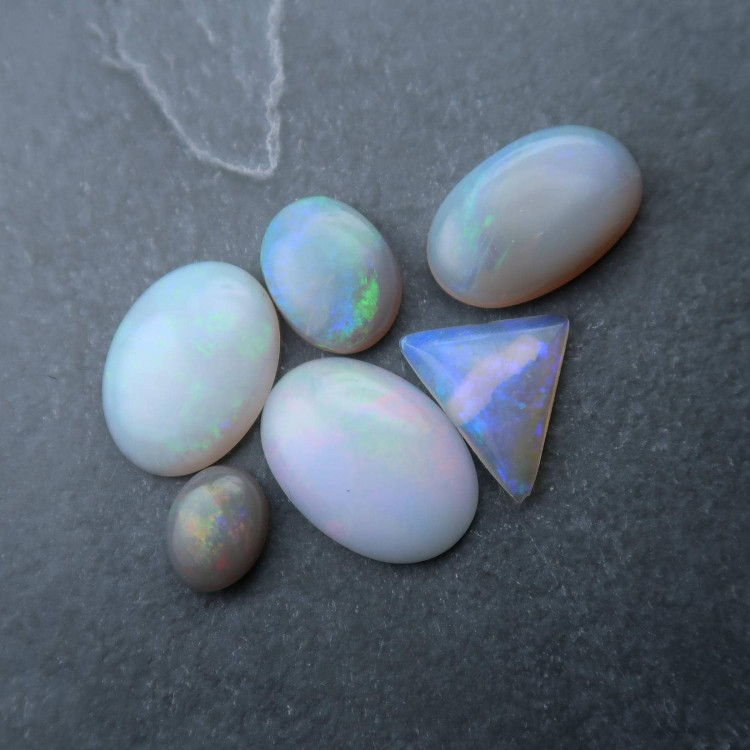 White Opal Cabochon Parcels For Jewellery Making (2)