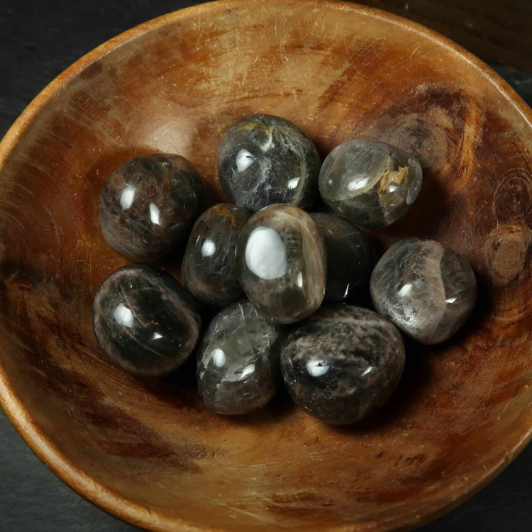 black moonstone tumblestones 1