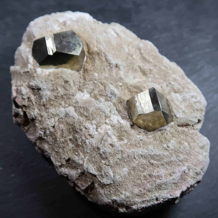 Pyrite Cube in matrix from Spain