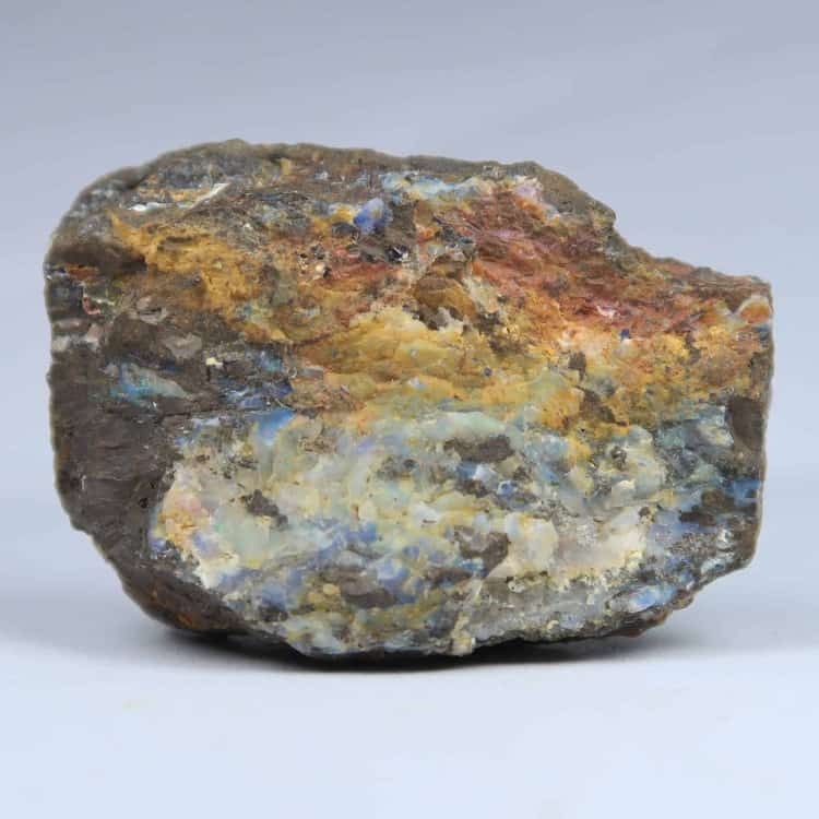 australian opal in limonite specimen from coober pedy 2