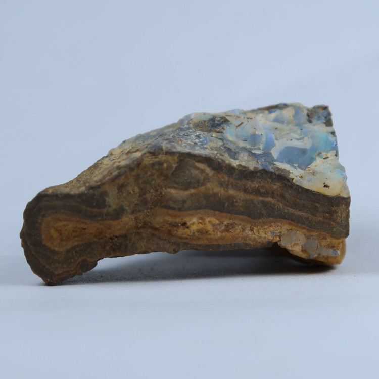 australian opal in limonite specimens from coober pedy