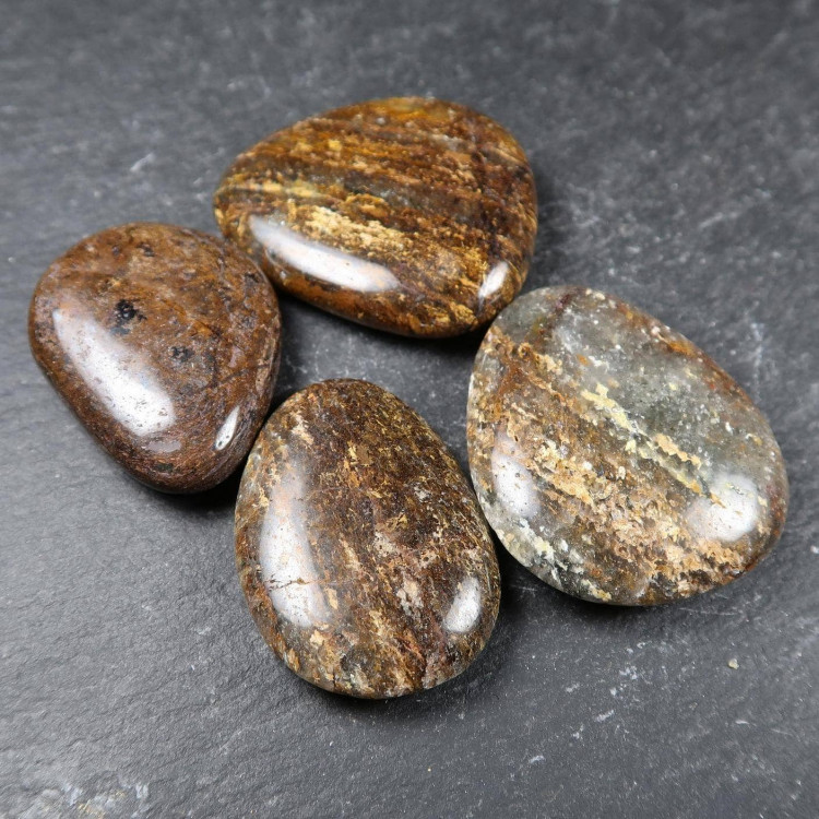 Bronzite Palmstones
