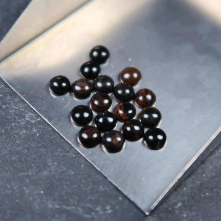 Mahogany Obsidian cabochons for jewellery making